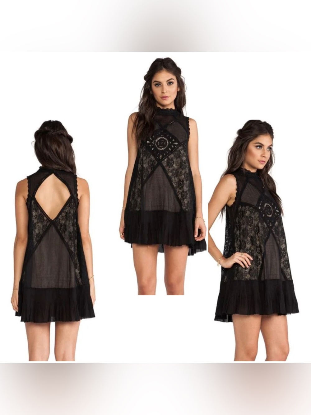 Black Angel Lace Dress
